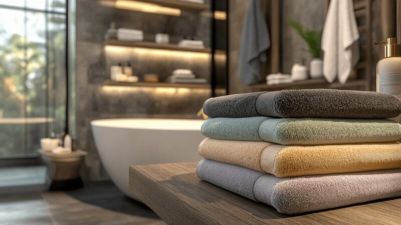 Comment choisir le meilleur linge de bain adulte pour votre salle de bain
